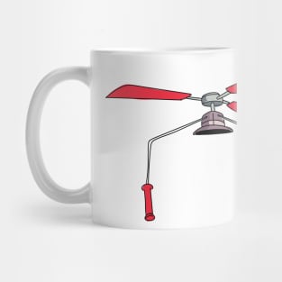 Hat Helicopter cartoon Mug